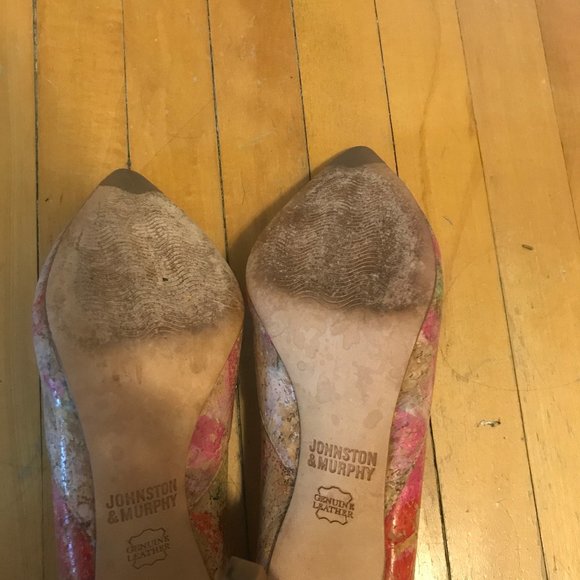 Johnston & Murphy Cork/leather Heels Size 7 - Picture 8 of 10